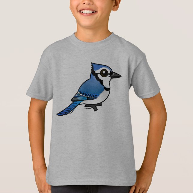 Birdorable Blau-Jay T-Shirt (Vorderseite)