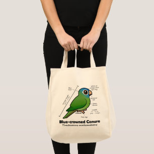 Birdorable Blue-Crowned Conure Statistics Tragetasche