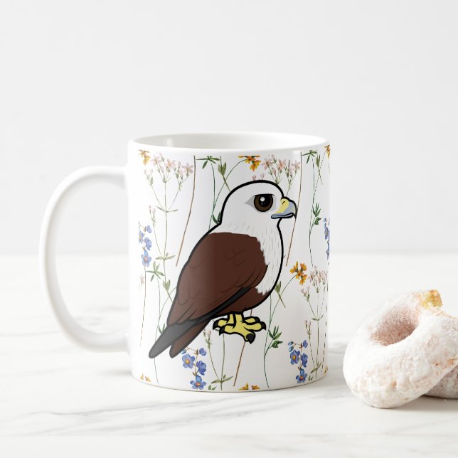 Birdorable Brahminy Kite Kaffeetasse (Mit Donut)