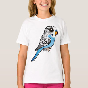 Birdorable Budgie Blau T-Shirt
