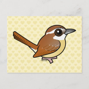 Birdorable Carolina Wren Postkarte