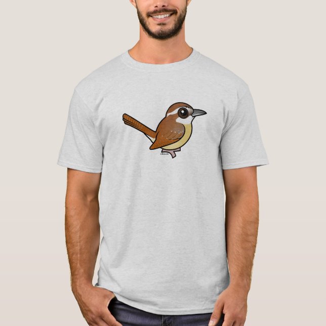 Birdorable Carolina Zaunkönig T-Shirt (Vorderseite)