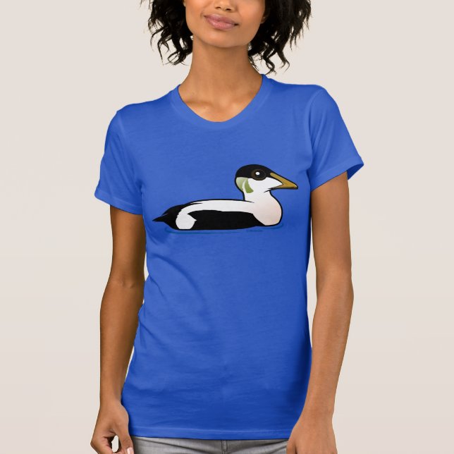 Birdorable Common-Eiderente T-Shirt (Vorderseite)