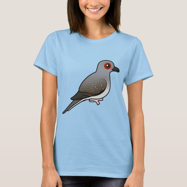 Birdorable Diamond Dove T-Shirt (Vorderseite)