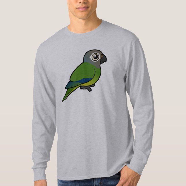 Birdorable Düster-köpfiges Conure T-Shirt (Vorderseite)