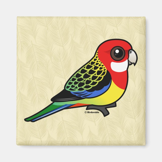 Birdorable Eastern Rosella Magnet (Vorne)