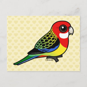 Birdorable Eastern Rosella Postkarte
