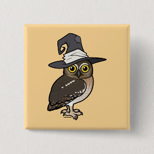 Birdorable Elf-Eulen-Hexe Button