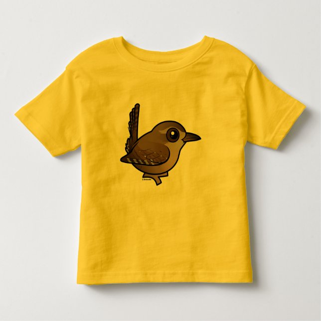 Birdorable Eurasier-Zaunkönig Kleinkind T-shirt (Vorderseite)