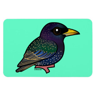 Birdorable Europäer Starling Magnet