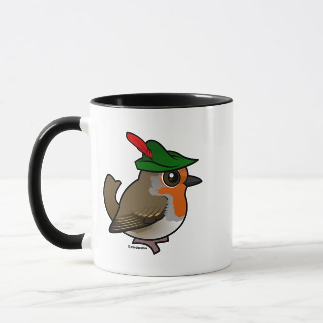 Birdorable European Robin Hood Tasse (Links)