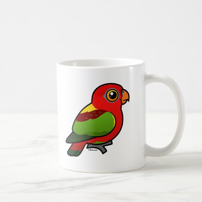 Birdorable Gelb-unterstützter Lory Tasse (Rechts)