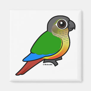 Birdorable Gelb-versah Conure mit Seiten Magnet