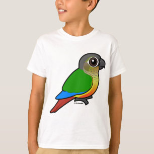 Birdorable Gelb-versah Conure mit Seiten T-Shirt