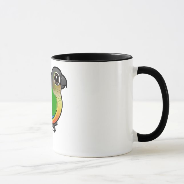 Birdorable Gelb-versah Conure mit Seiten Tasse (Rechts)