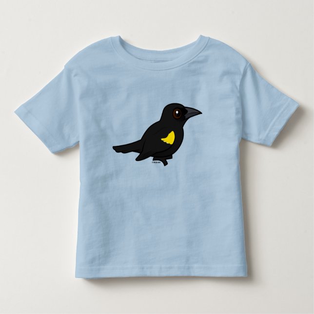 Birdorable-Gelbschulterbarsch Kleinkind T-shirt (Vorderseite)