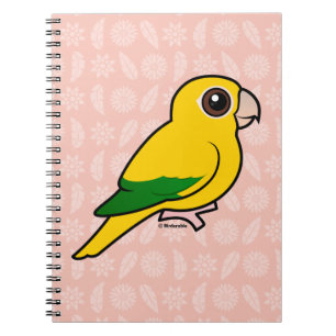Birdorable goldener Parakeet Notizblock