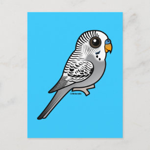 Birdorable Gray Budgie Postkarte
