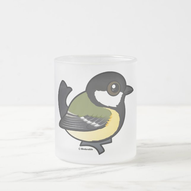 Birdorable Great Tit Mattglastasse (Mittel)