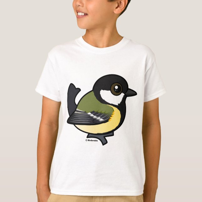 Birdorable Great Tit T-Shirt (Vorderseite)