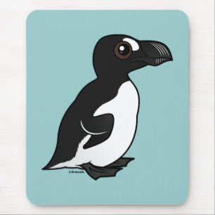 Birdorable großer Auk Mousepad