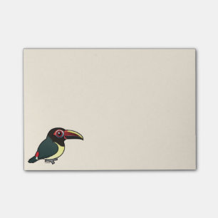 Birdorable grünes Aracari Post-it Klebezettel