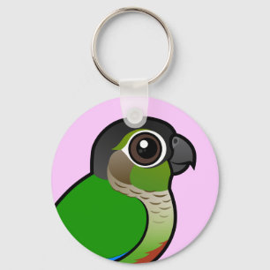 Birdorable Grünes-cheeked Conure Schlüsselanhänger