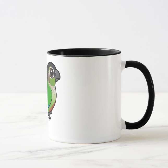 Birdorable Grünes-cheeked Conure Tasse (Rechts)
