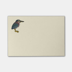 Birdorable Grünreiher Post-it Klebezettel