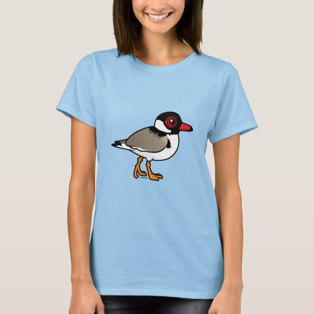 Birdorable Hooded Plover T-Shirt (Vorderseite)
