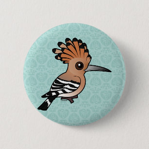 Birdorable Hoopoe Button