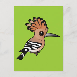 Birdorable Hoopoe Postkarte