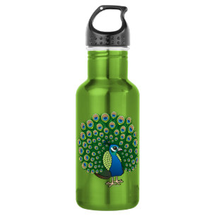 Birdorable Inder-Pfau Trinkflasche