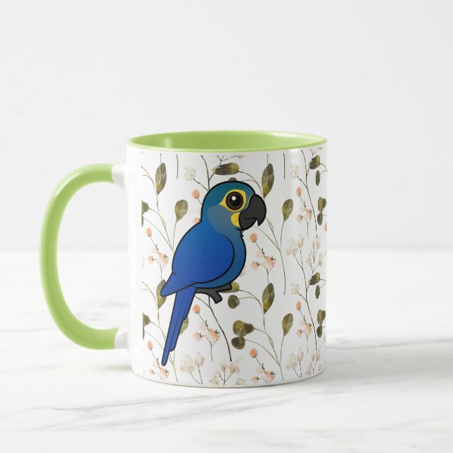 Birdorable Indigo-Ara oder Lears Ara Tasse (Links)