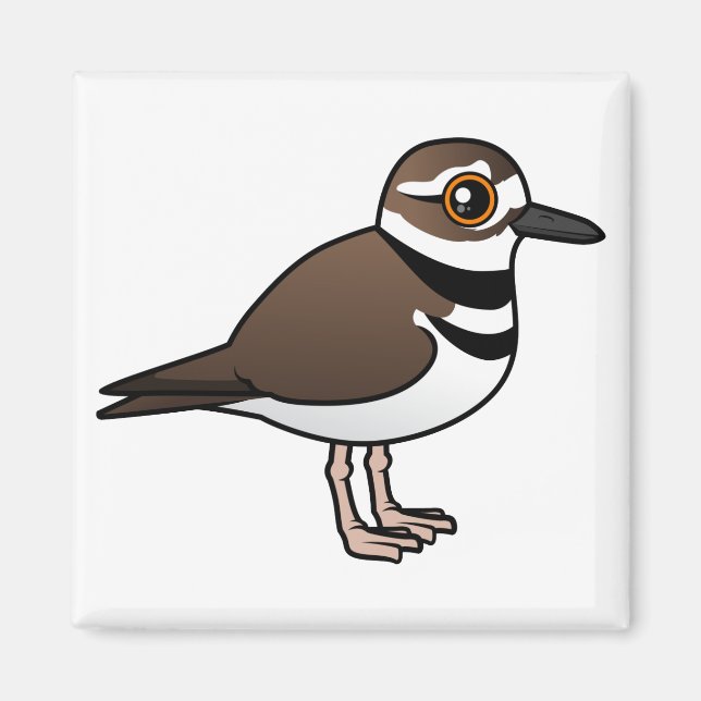 Birdorable Killdeer Magnet (Vorne)
