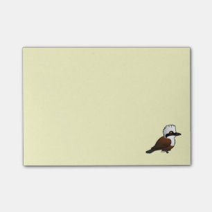 Birdorable Laughingthrush Weiß-mit Haube Post-it Klebezettel