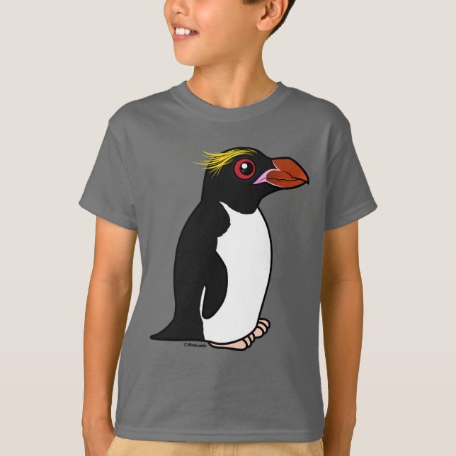 Birdorable Makkaroni-Pinguin T-Shirt (Vorderseite)