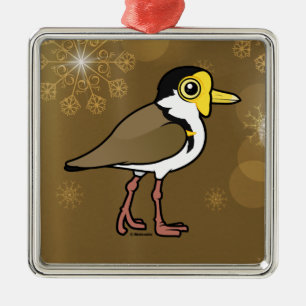Birdorable maskierte Kiebitz Ornament Aus Metall