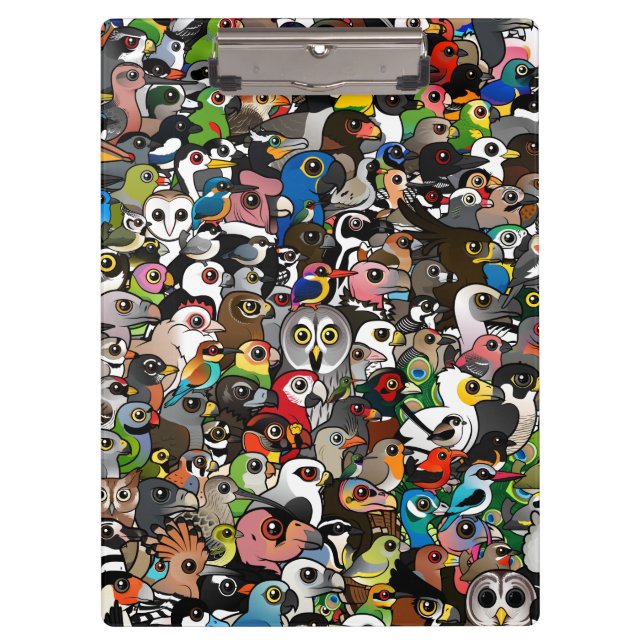 Birdorable Menge Klemmbrett (Vorderseite)