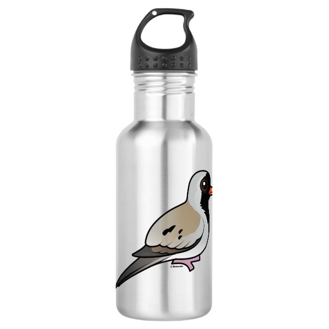 Birdorable Namaqua Taube Edelstahlflasche (Vorderseite)