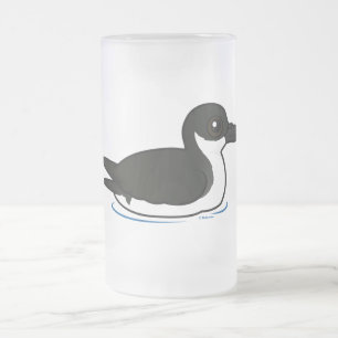 Birdorable Newells Sturmtaucher-Schwimmen Mattglas Bierglas