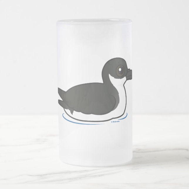 Birdorable Newells Sturmtaucher-Schwimmen Mattglas Bierglas (Mittel)