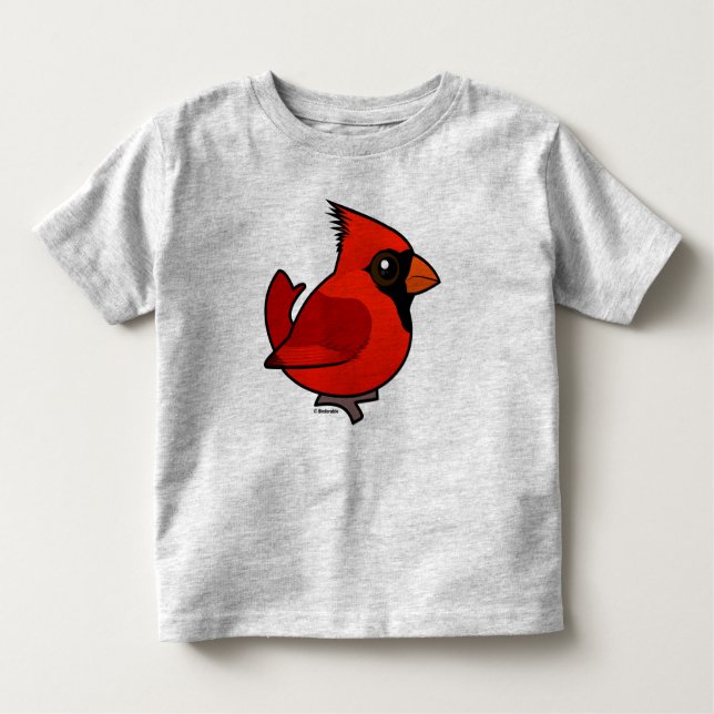 Birdorable NordKardinal Kleinkind T-shirt (Vorderseite)