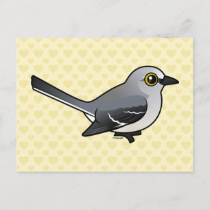 Birdorable Northern Mockingbird Postkarte