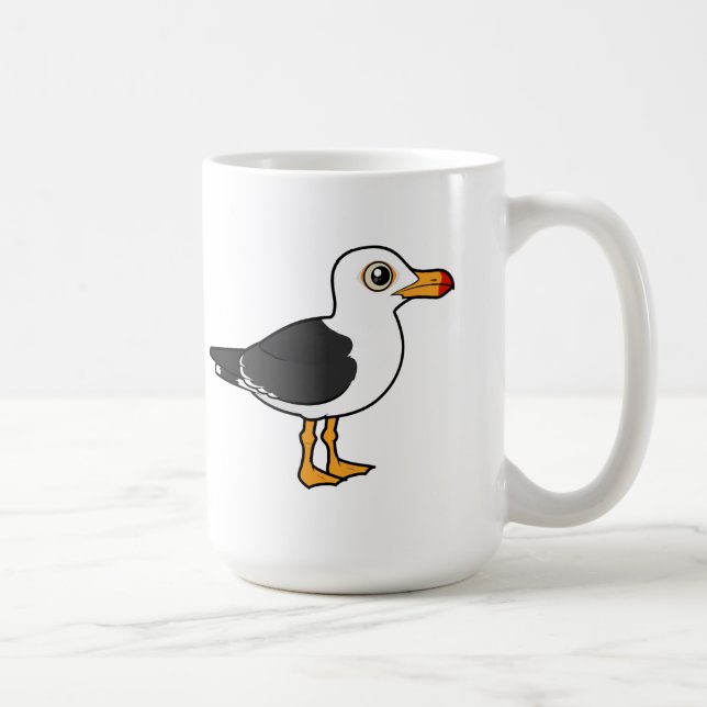 Birdorable Pacific Gull Kaffeetasse (Rechts)