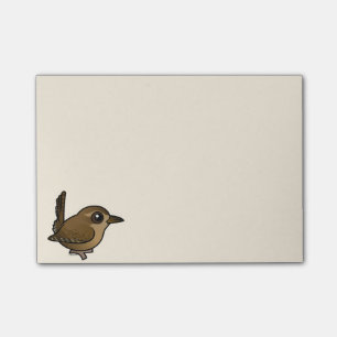 Birdorable Pazifik Zaunkönig Post-it Klebezettel