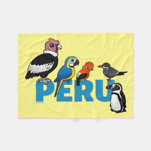 Birdorable Peru Fleecedecke
