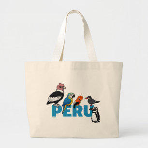 Birdorable Peru Jumbo Stoffbeutel