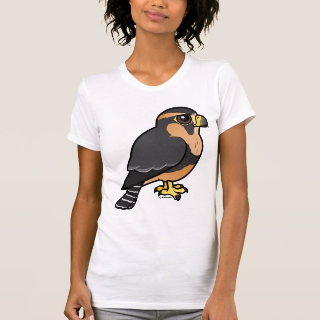 Birdorable peruanischer Aplomado Falke T-Shirt (Vorderseite)