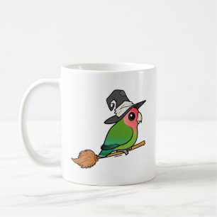 Birdorable Pfirsichgesicht-Liebesvogel Halloween H Kaffeetasse